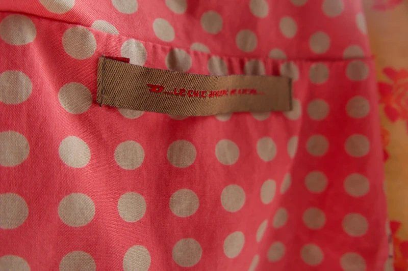 DIESEL Mixed Pattern Wrap Blouse — view 5