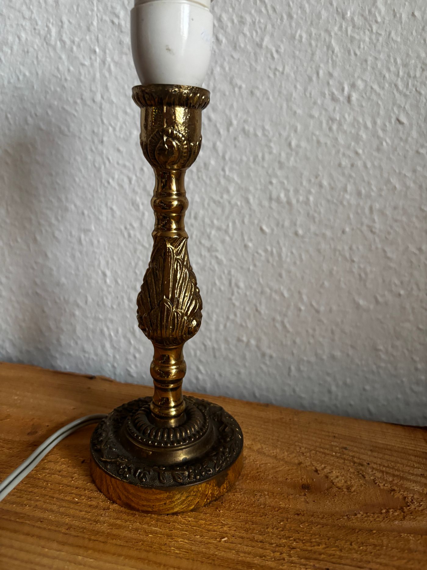 Vintage Brass Wall Sconce — view 3