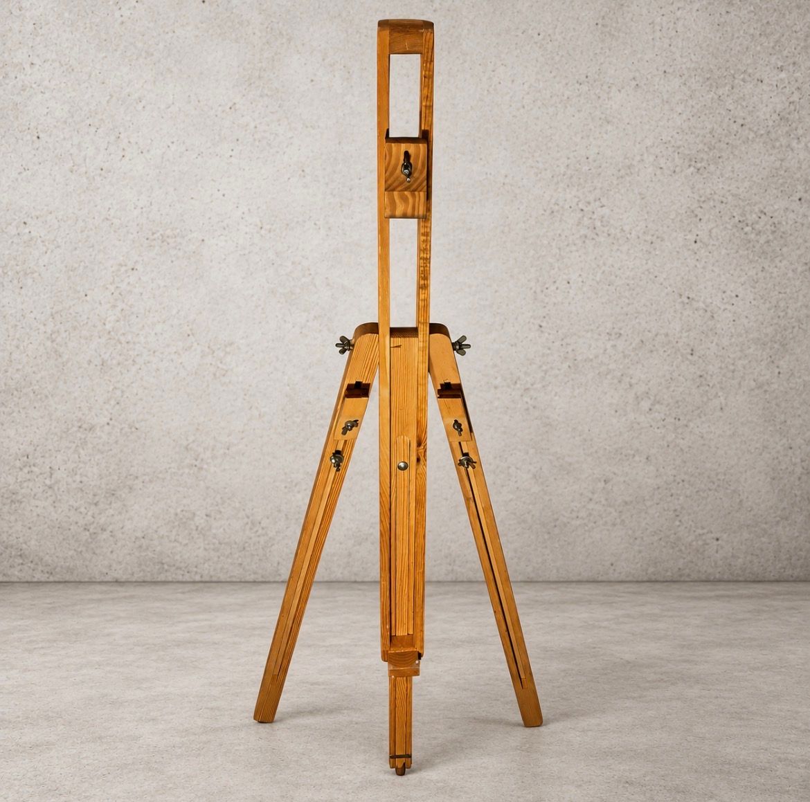 Adjustable Tripod Artist’s Easel in Honey-Coloured Wood — view 2